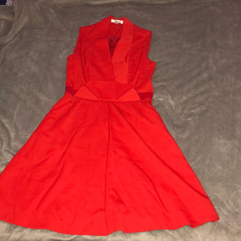 Carven Red ALine Dress